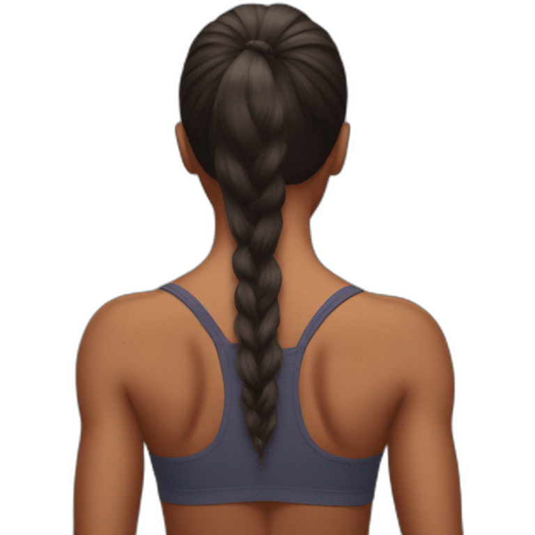 Woman Back muscles emoji