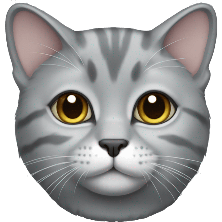 Scottish silver Chinchilla cat emoji