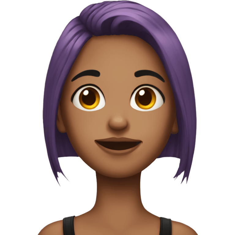 Girl with tattoos emoji