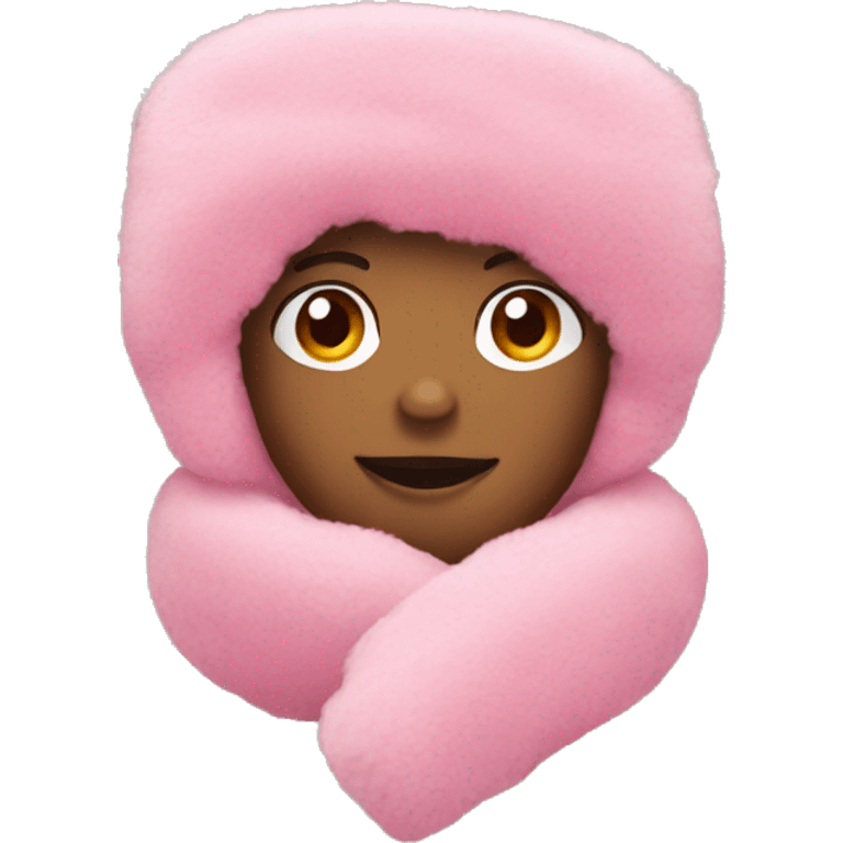 Pink ugg emoji