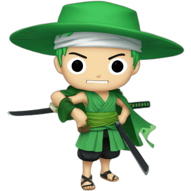 Zoro one piece anime emoji