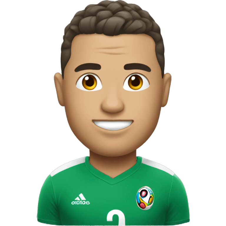 Ronaldo avec la coupe du monde emoji