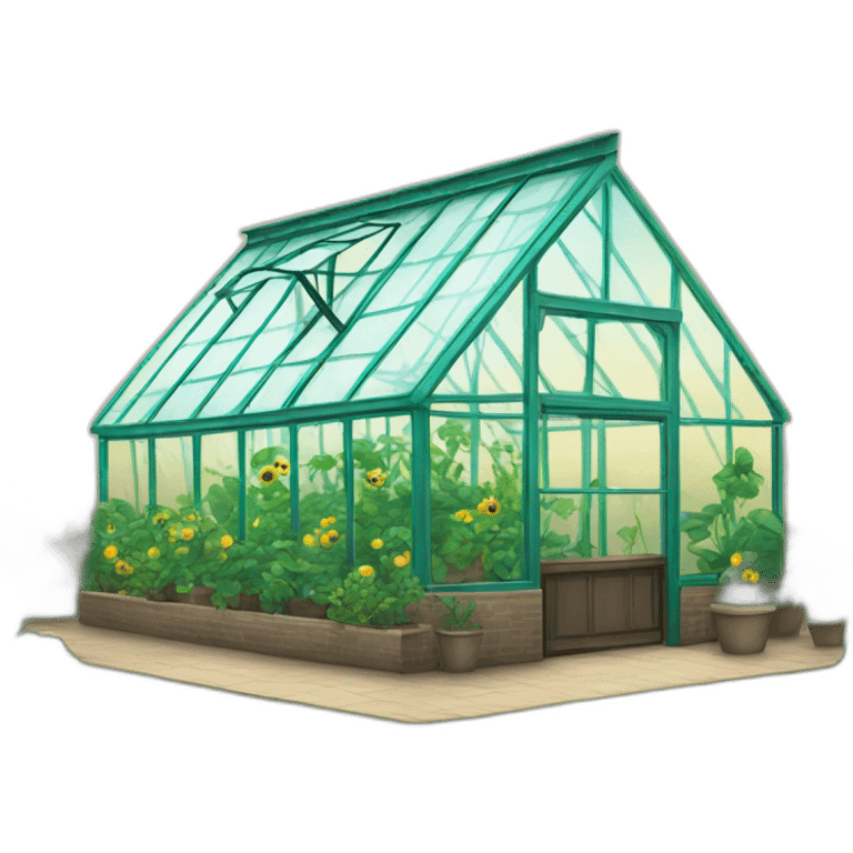 Greenhouse emoji