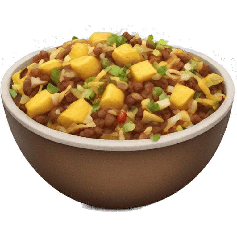 Chipotle bowl emoji