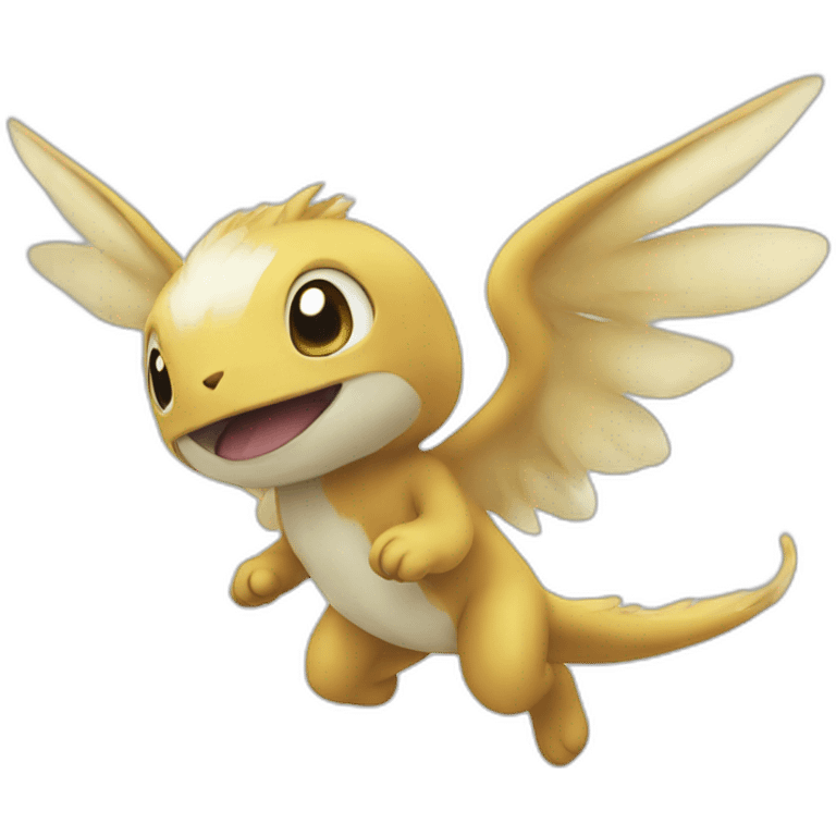 flying baby Digimon creature emoji