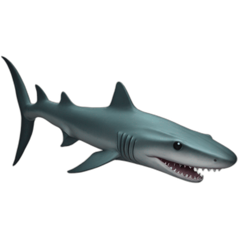 Goblin Shark Swimming emoji