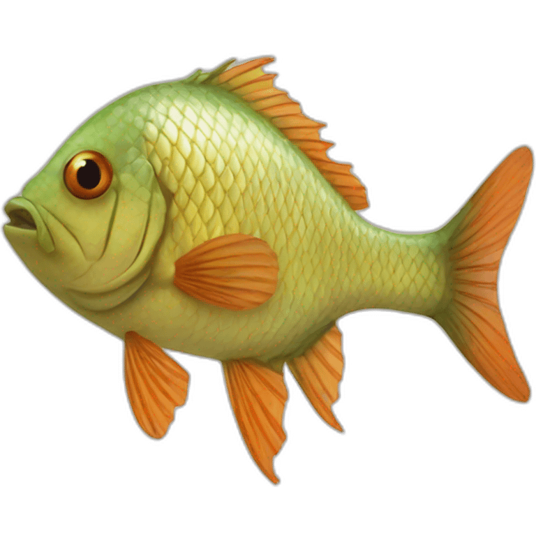 Poisson combattants emoji