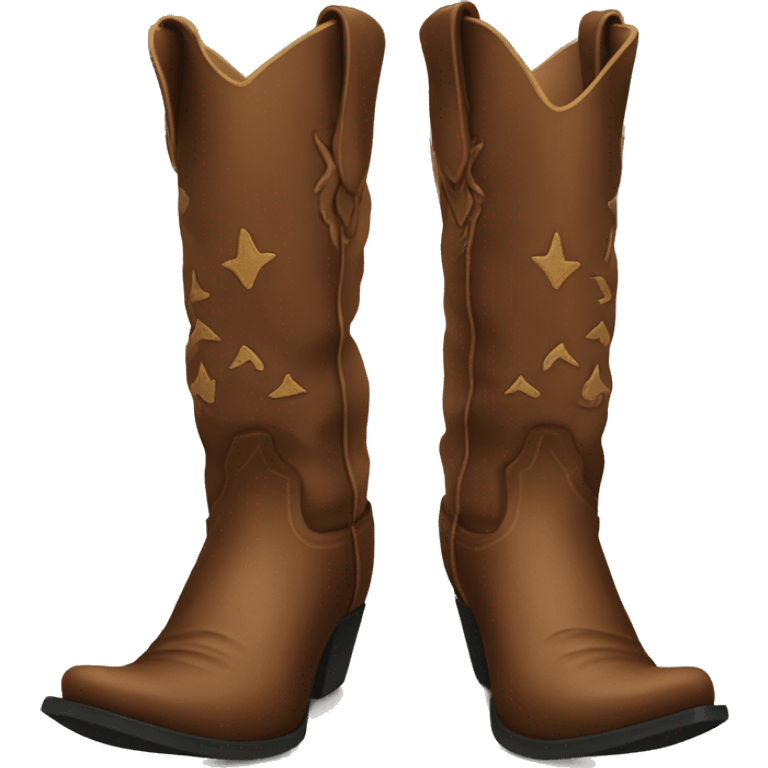 Cowboy boot emoji