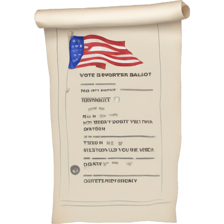 Vote & Support BALLOT NO.24 emoji