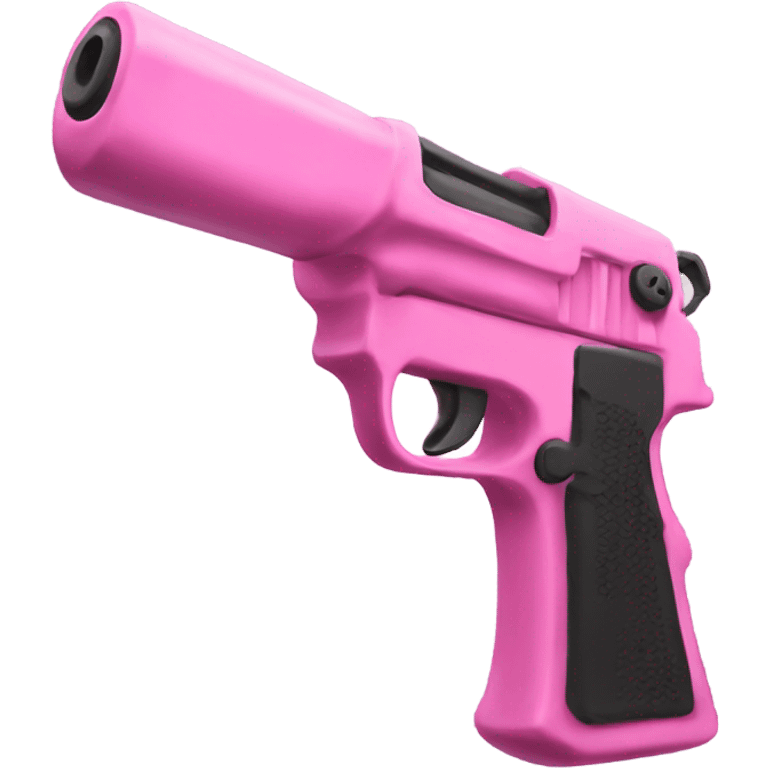 Pink gun emoji