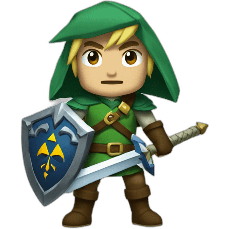 The legend of Zelda (dark link) emoji