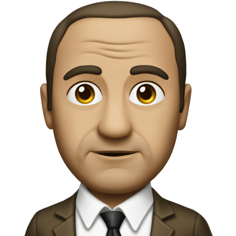 tony from the sopranos in a teletuby costume emoji