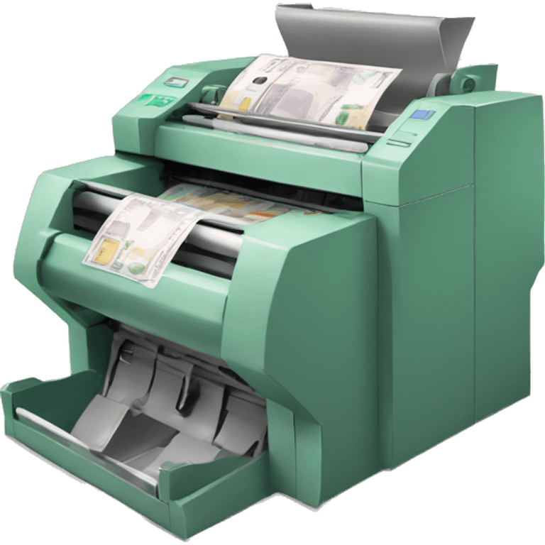 banknote sorter emoji