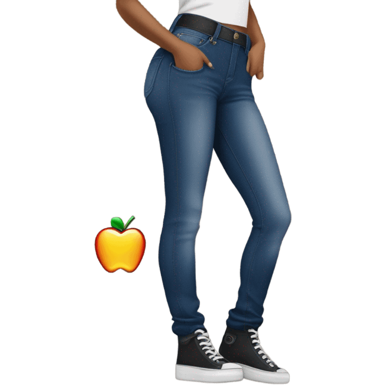 Apple bottom jeans emoji