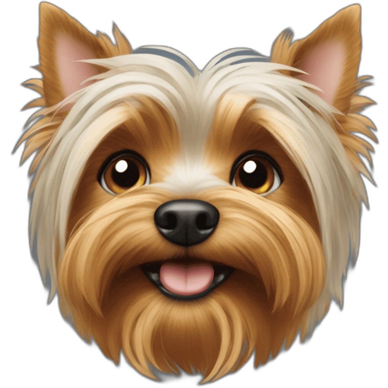 one dwarf yorshire terrier emoji