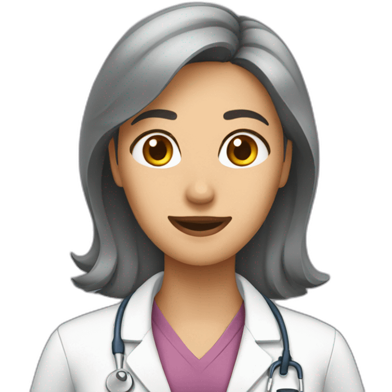 Mujer veterinaria emoji