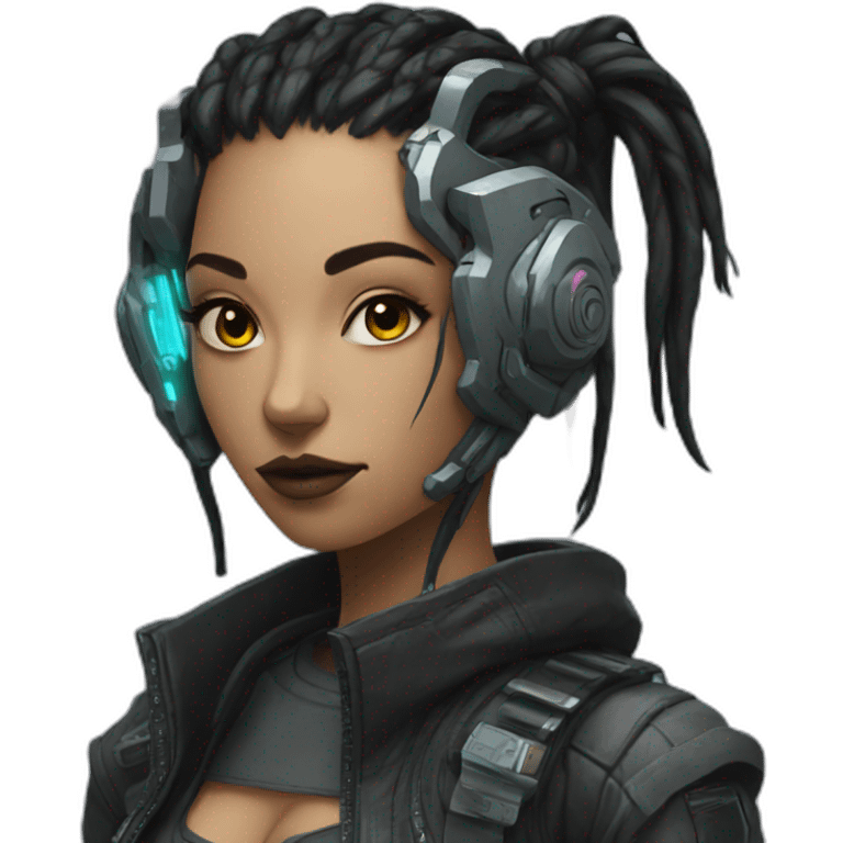 cyberpunk girl emoji