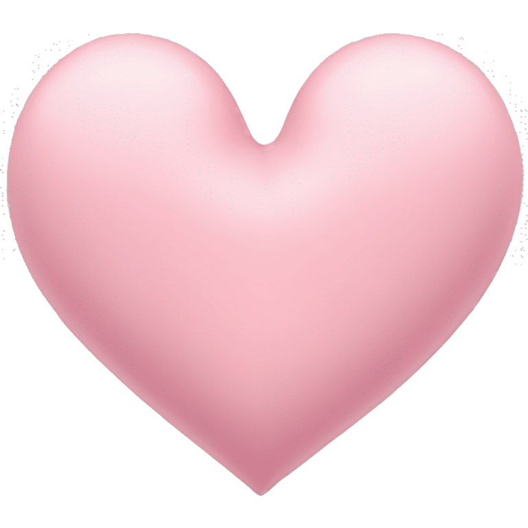 Pastel pink heart emoji