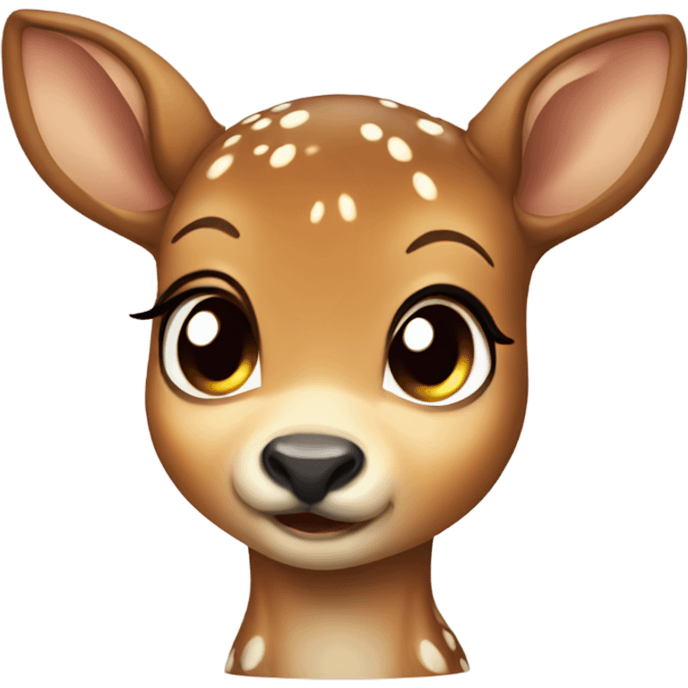 crying baby deer emoji