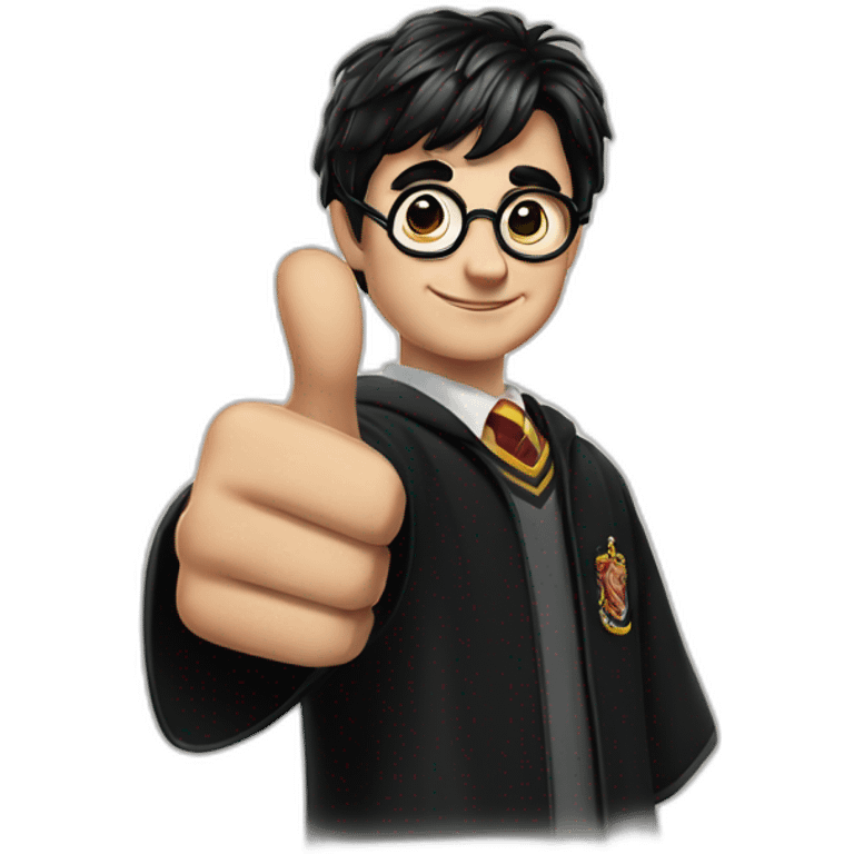 harry potter thumbs up emoji