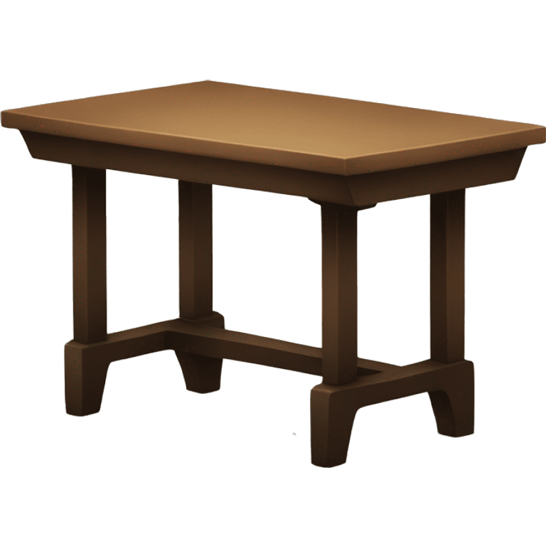 table with waiting emoji