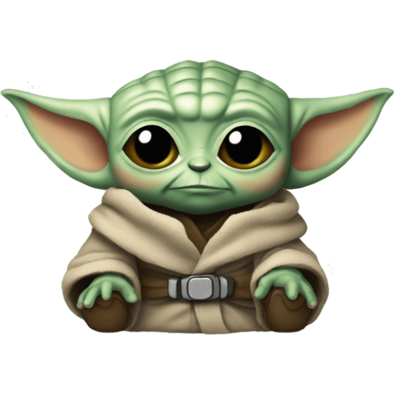 Rock Baby Yoda emoji