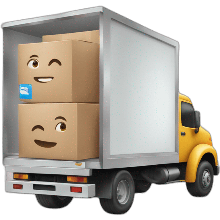 Speedy Moving truck emoji