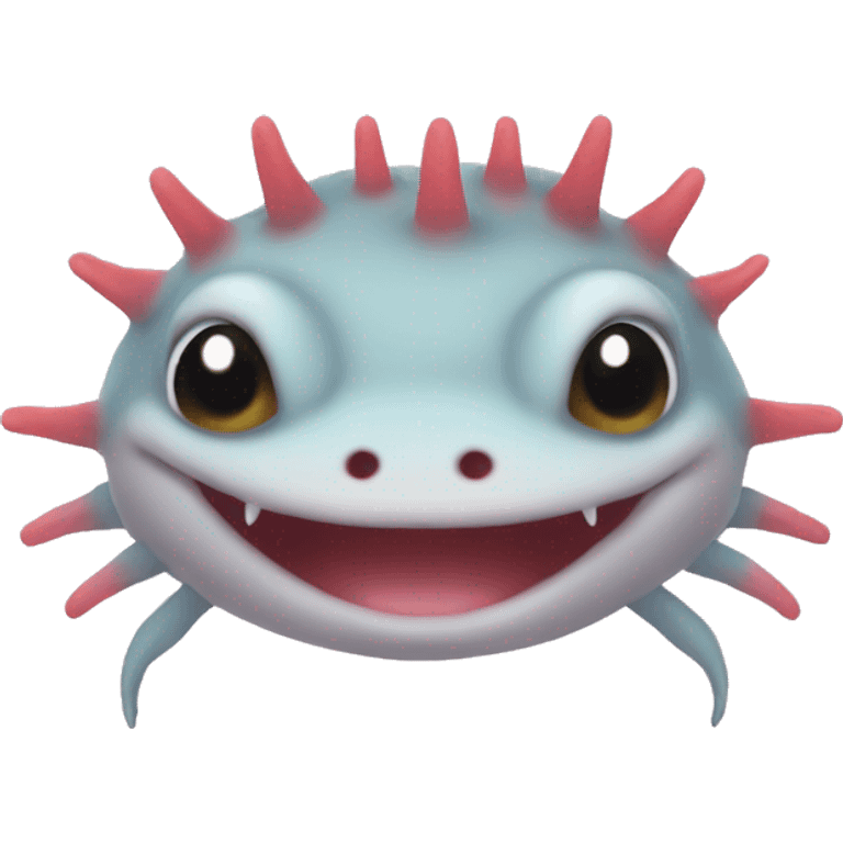 Axolotl face emoji