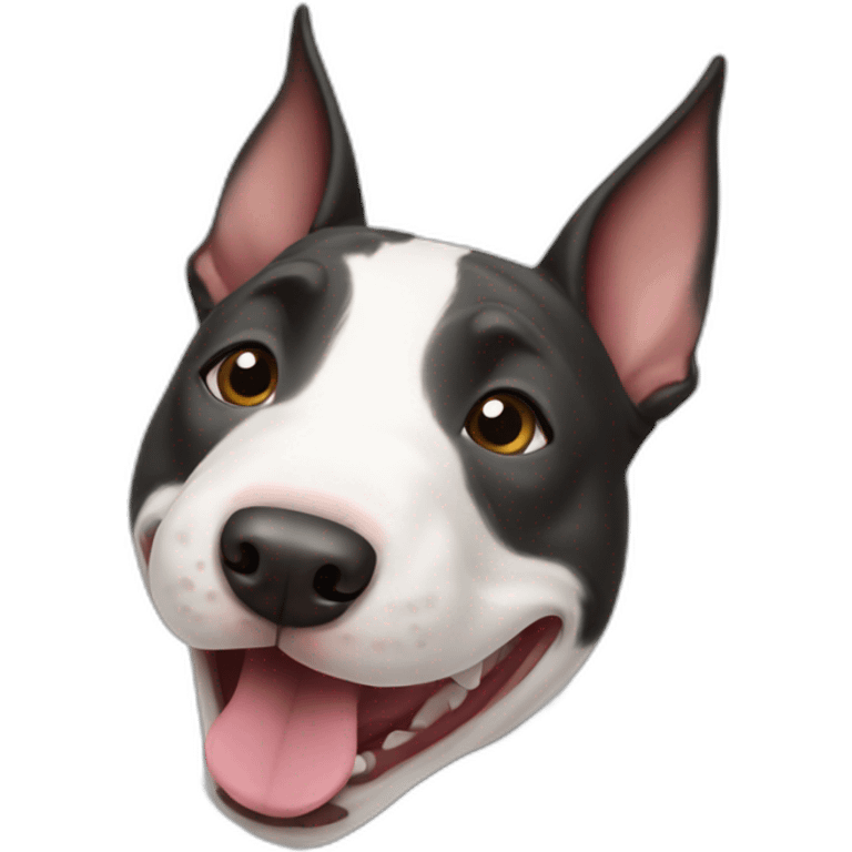 happy bull terrier emoji