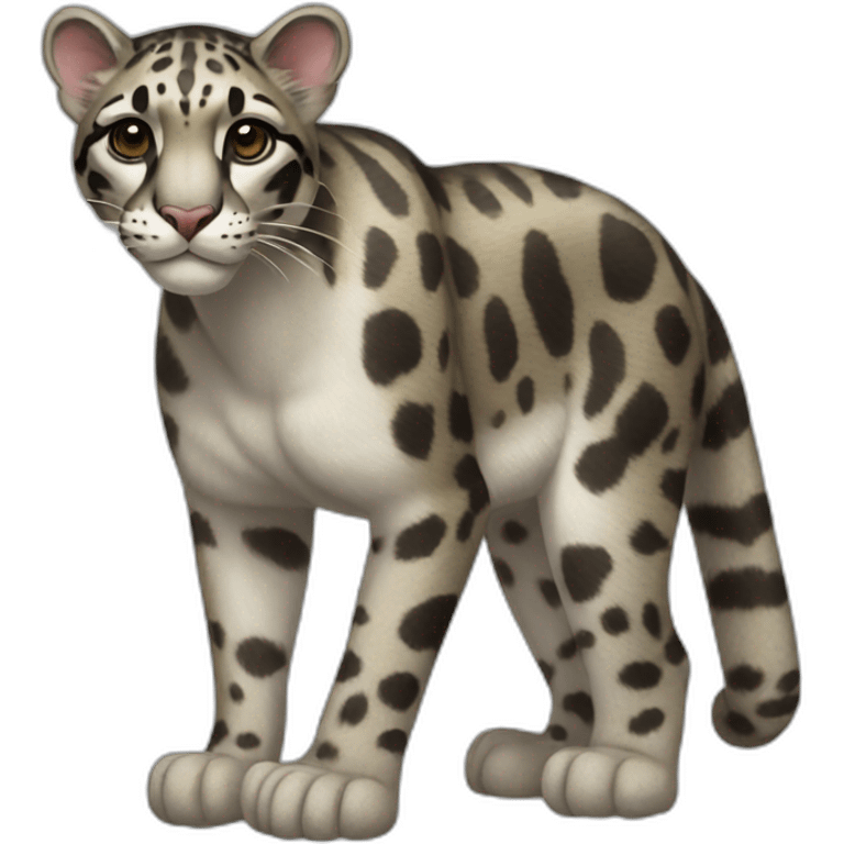 Clouded Leopard Full Body emoji