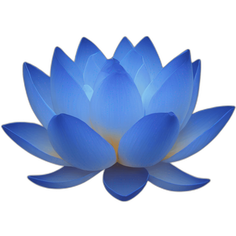 Blue lotus  emoji