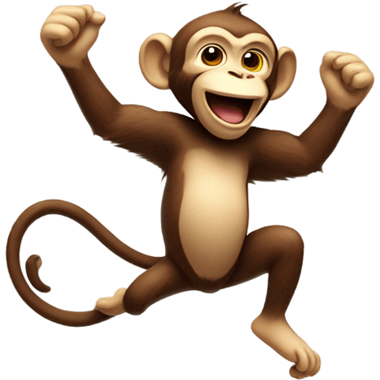 Dancing monkey emoji