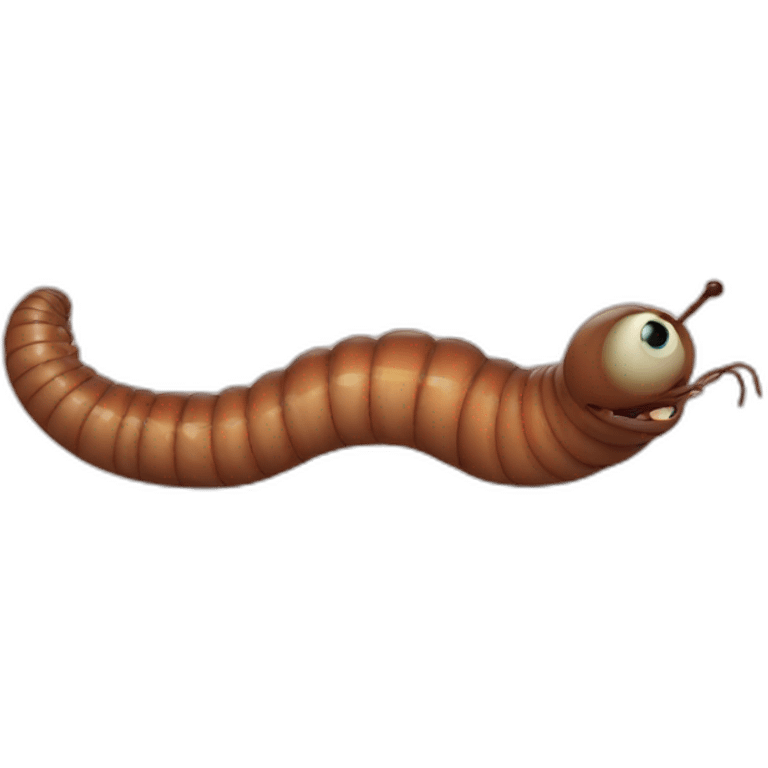 worm emoji