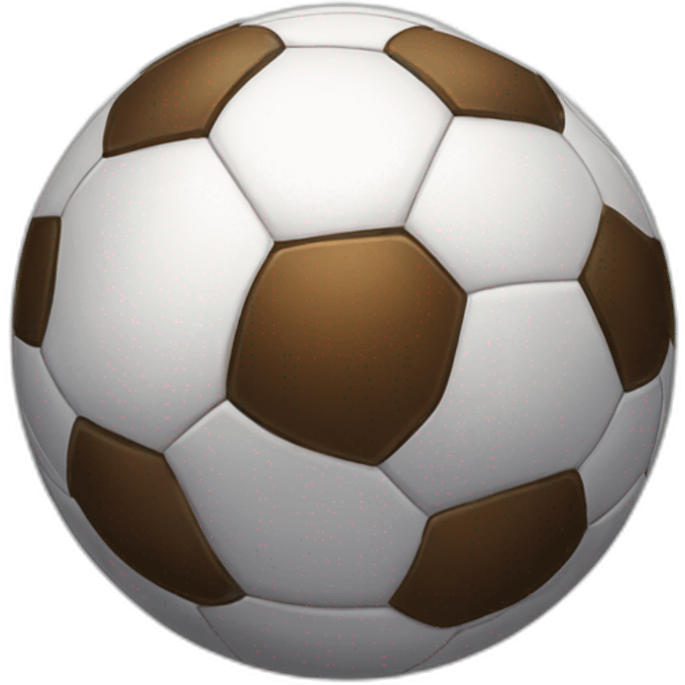 expensive looking soccer ball emoji