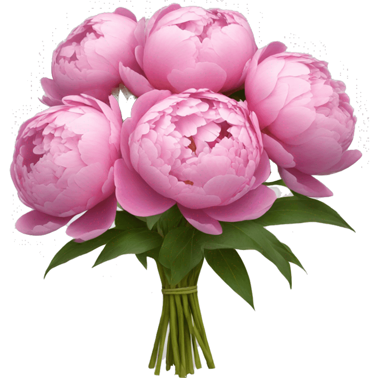 bouquet of peonies  emoji