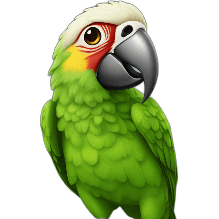 réalistic parot emoji