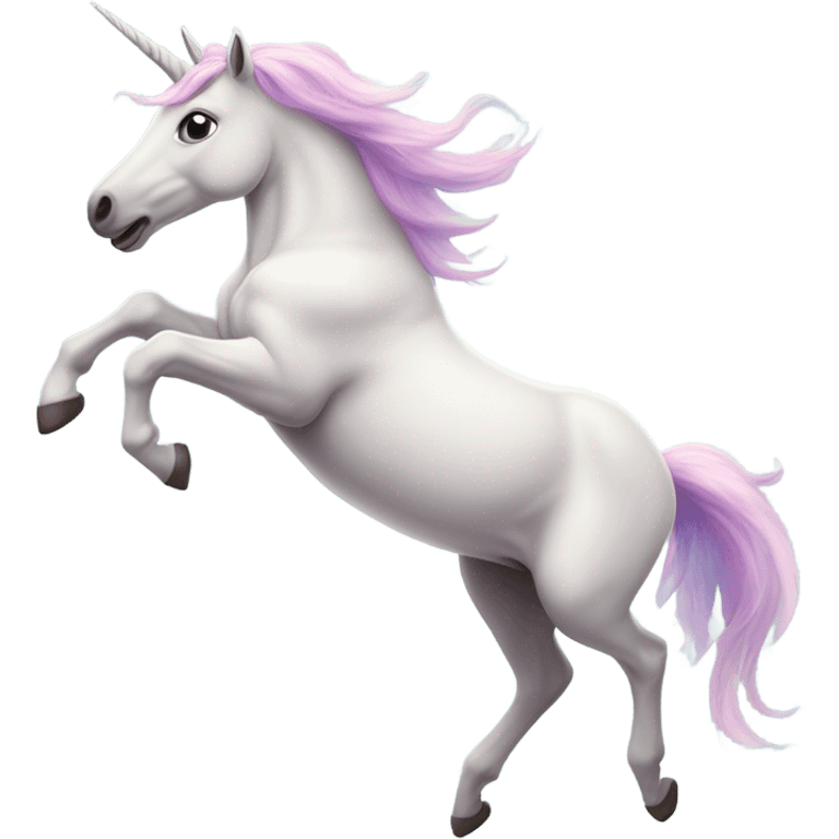 Unicorns jumping emoji