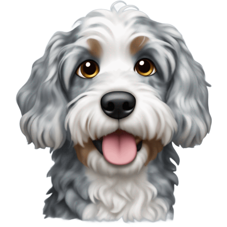 Blue Merle Cockapoo  emoji