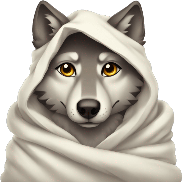 warm blanket wolf emoji