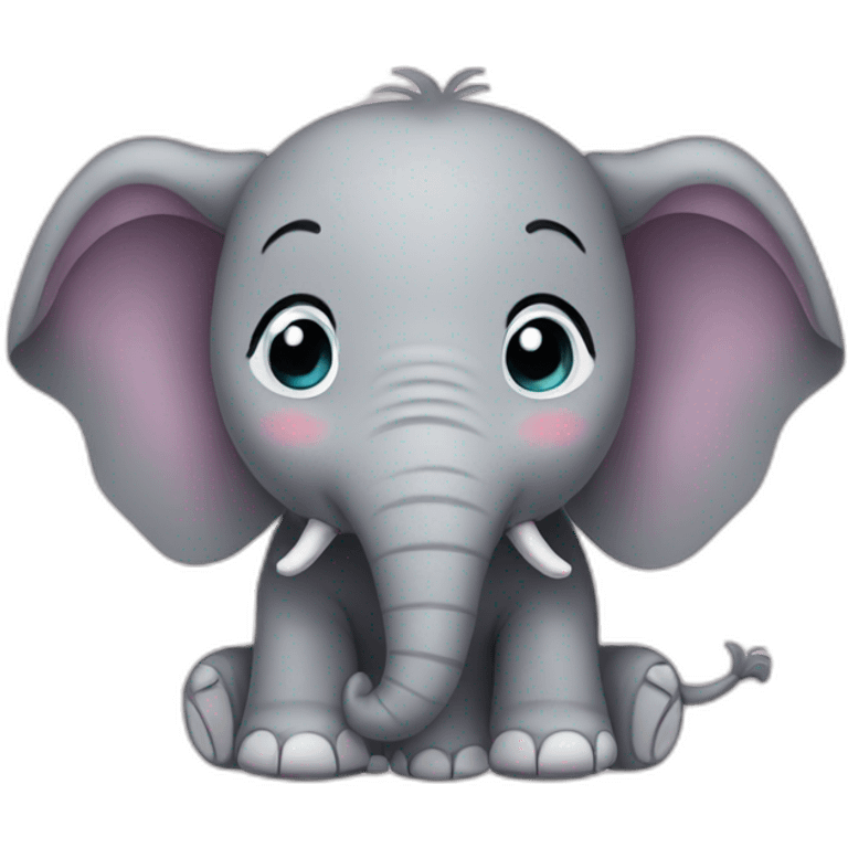 Cute Elephant emoji