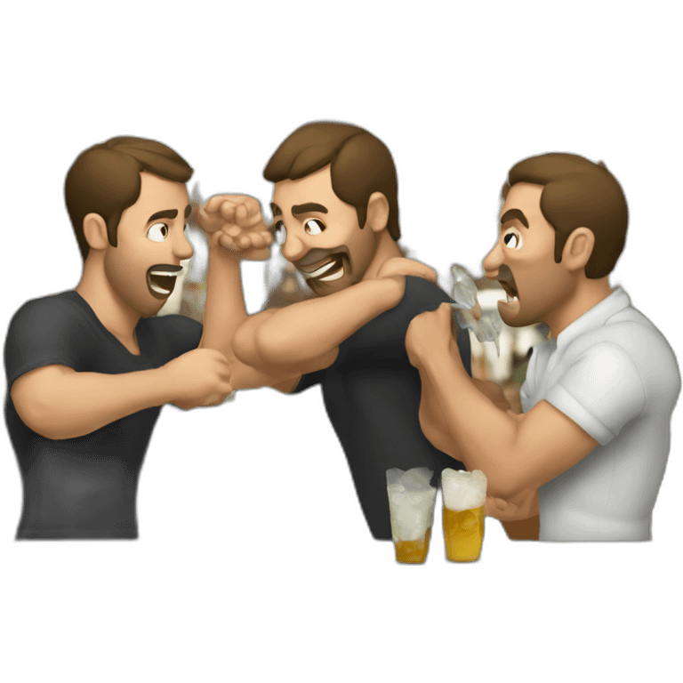 Bar tussle emoji