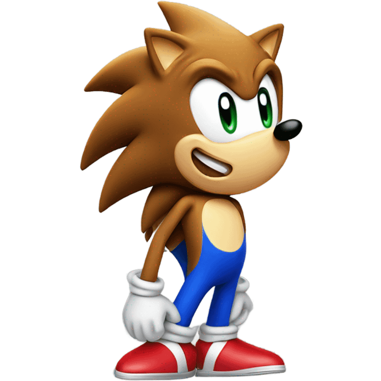 Sonic the hedgehog farting emoji