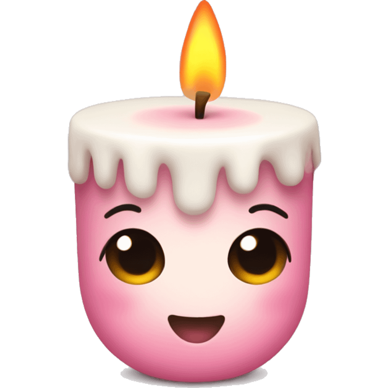 Cute candle emoji