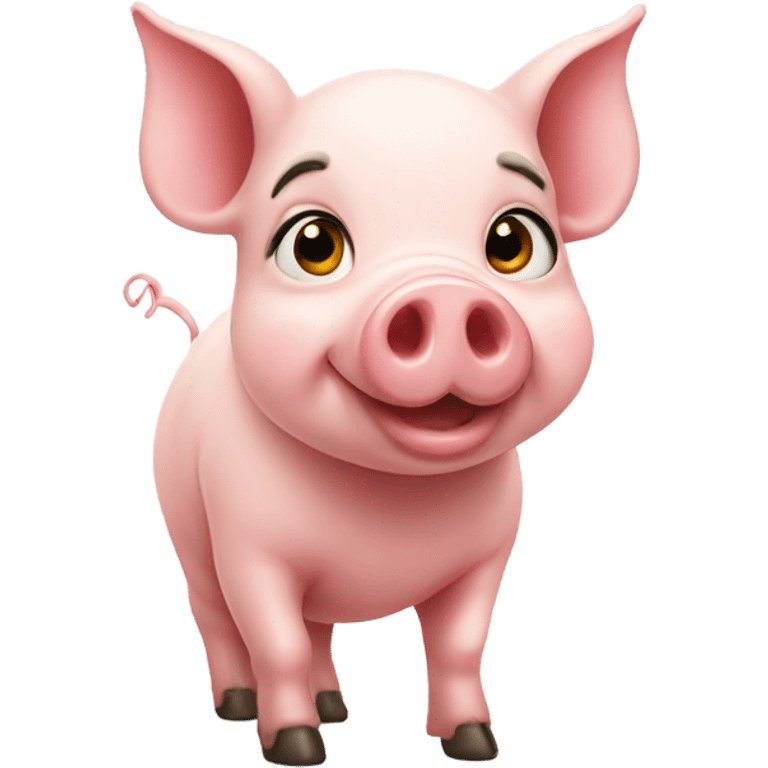 Cute pig emoji