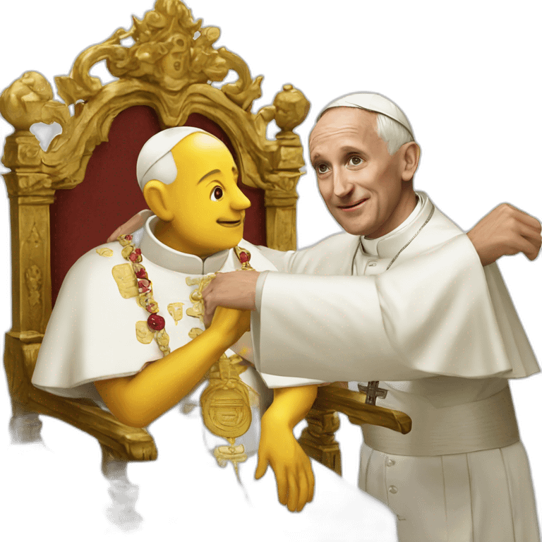 pope with vishnu arms emoji