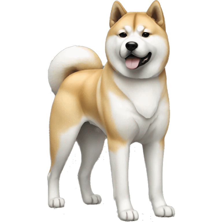 Akita Dog Breed Full Body emoji