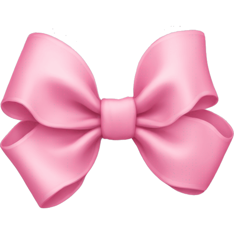 Baby pink bow emoji