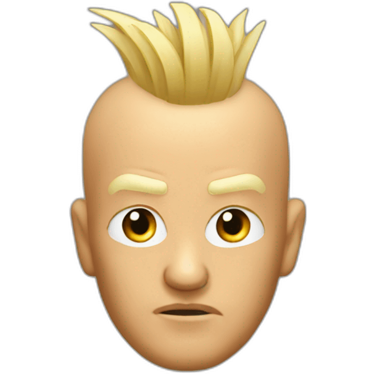 Trump head mohawk emoji