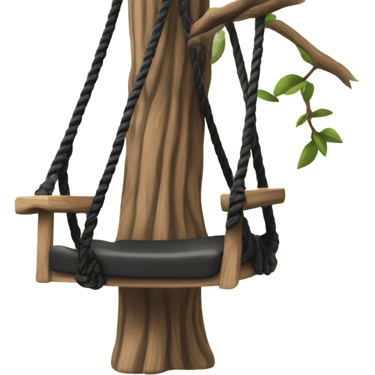 black rope swing emoji