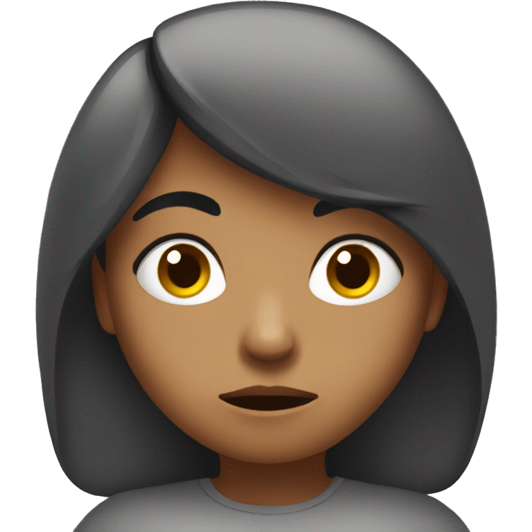 Annoyed girl  emoji